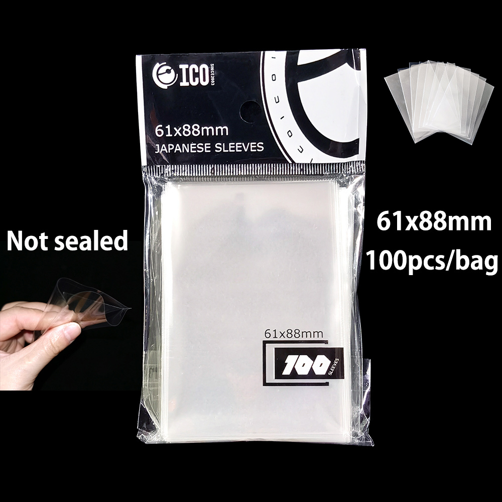 Card Penny Sleeve - Pelindung kartu transparan, 100 buah/pak kualitas