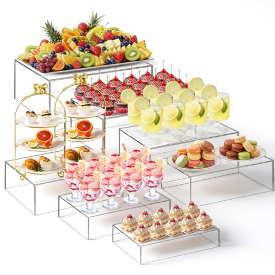 Display Risers Set - 7 Pcs Set Alas Sajian Prasmanan