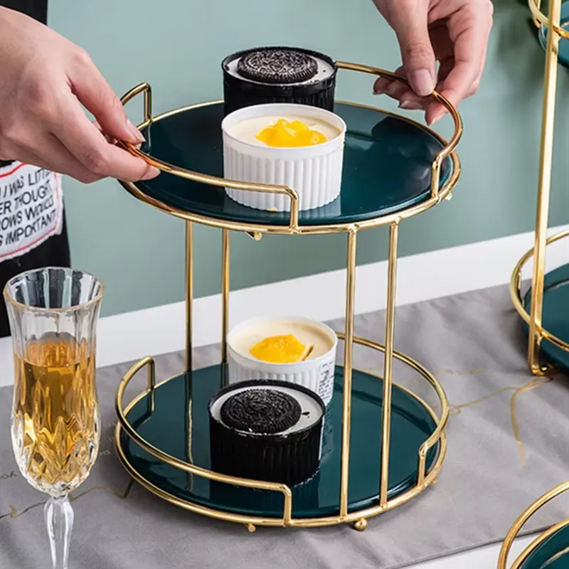 Set Penyangga Kue Emas Mewah d - Display Risers Set ulasan dan harga
