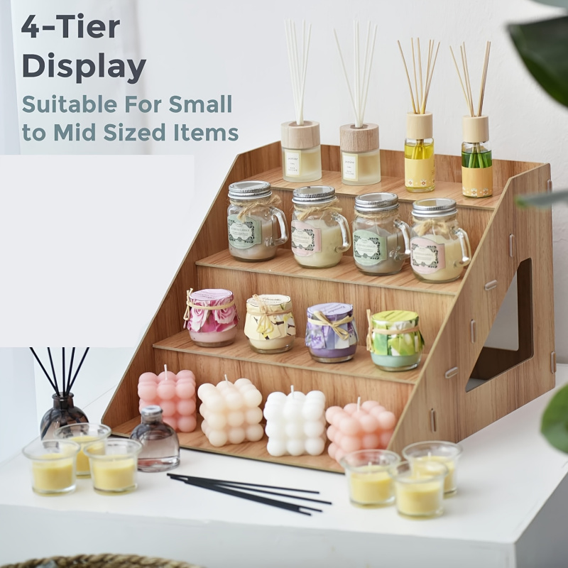 Rak pajangan kayu, stan untuk  - Pop Display Shelf ulasan dan harga