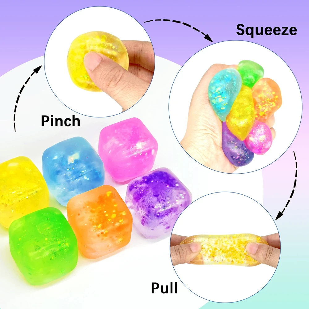 1-15 buah Bola Es Salju Maltos - Fidget Cube Original ulasan dan harga